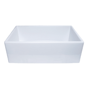 BF100 Bristol Sinks Fireclay Single Bowl Apron-Front Sink - Solid Stone Countertops BF100 Bristol Sinks Fireclay Single Bowl Apron-Front Sink