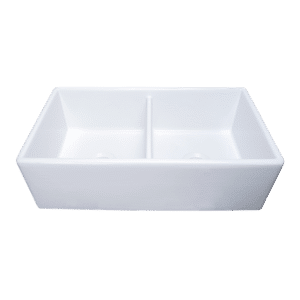 BF101 Bristol Sinks Double Apron Front Kitchen Sink - Solid Stone Countertops BF101 Bristol Sinks Double Apron Front Kitchen Sink