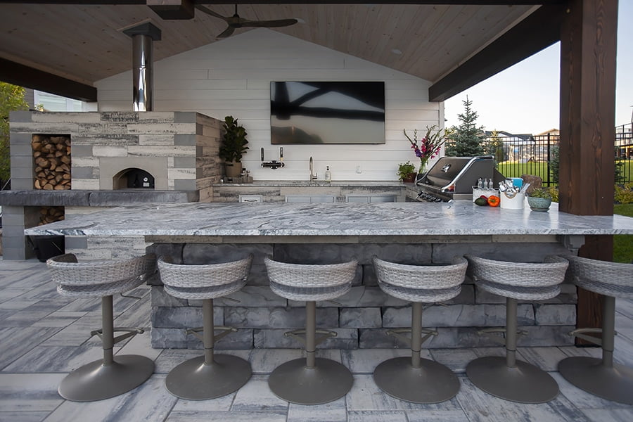 covered outdoor kitchen covered outdoor kitchen granite countertops