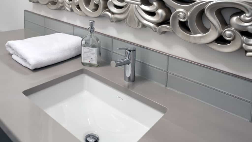 bathroom countertops quartz grey quartz
